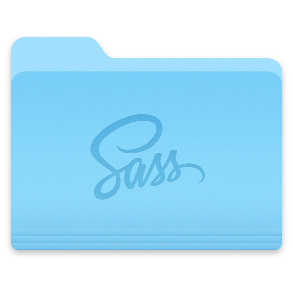Folder with SASS icon